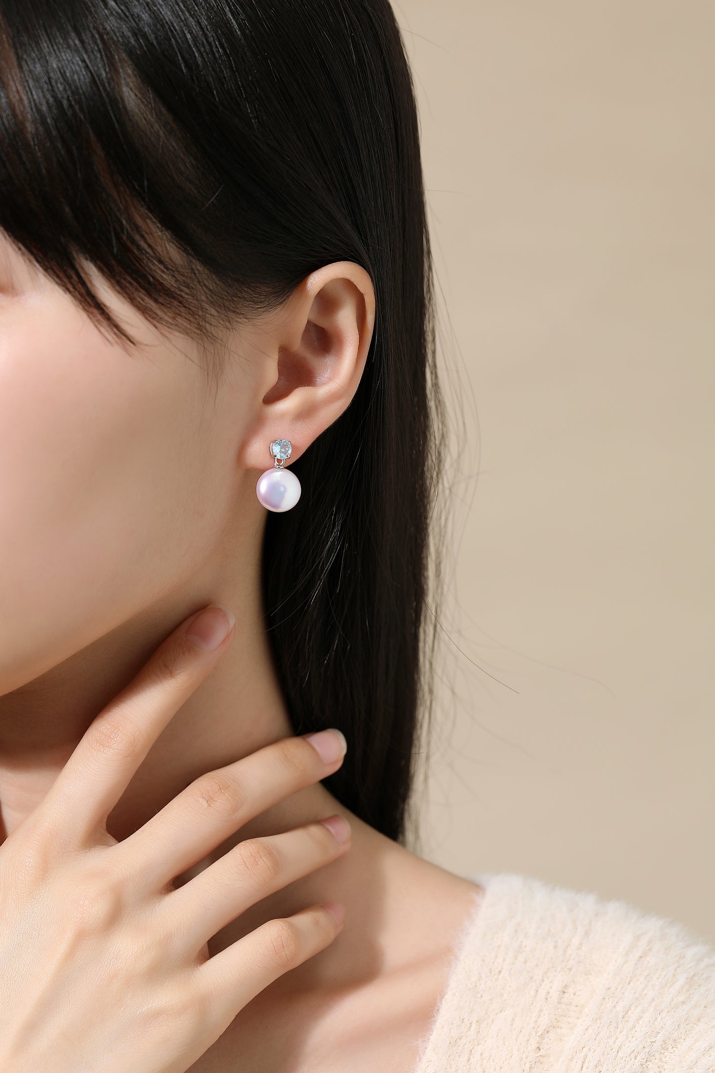 Ocean Glow Pearl Earrings