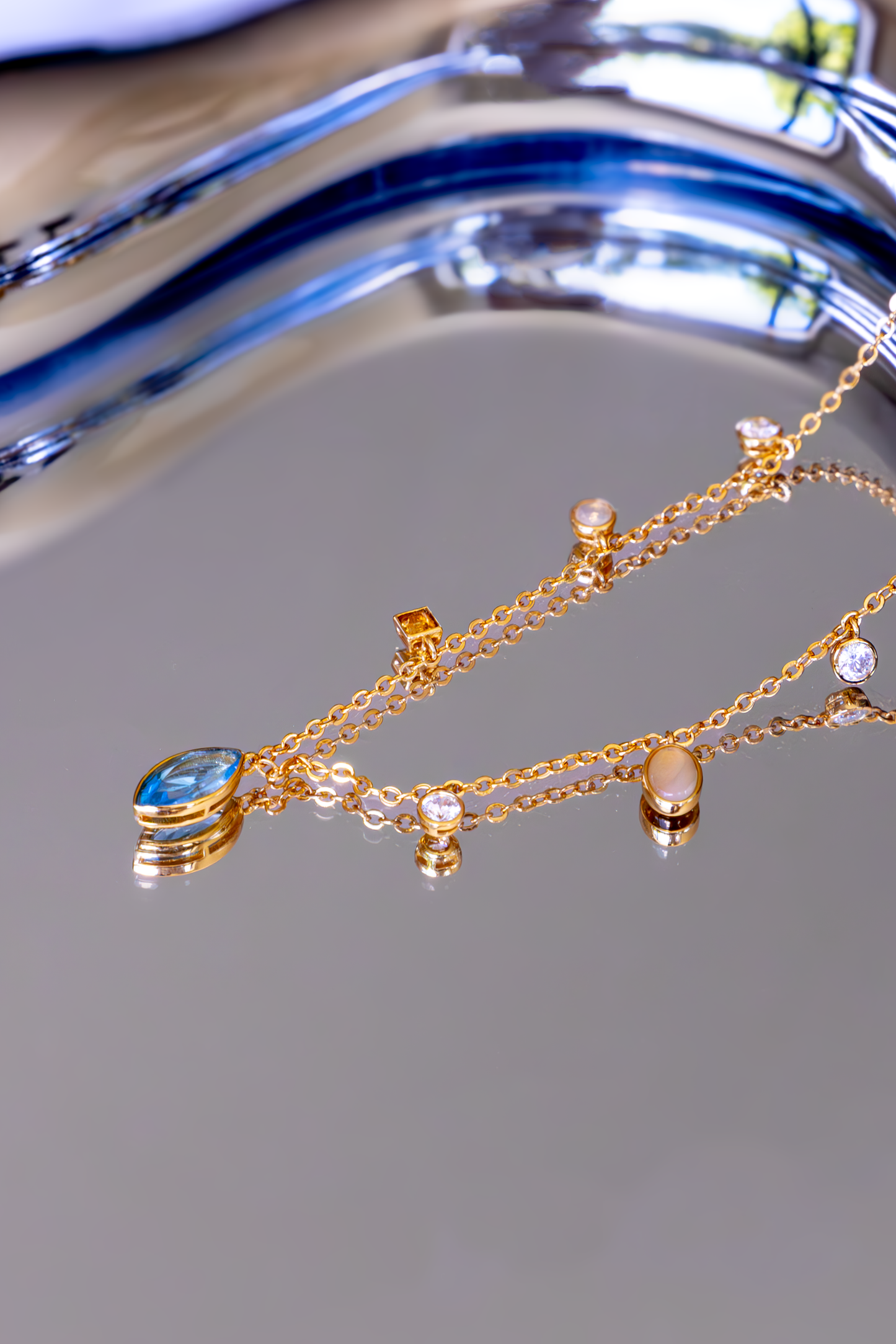 Taylor Grace 18K GV Sterling Silver Necklace