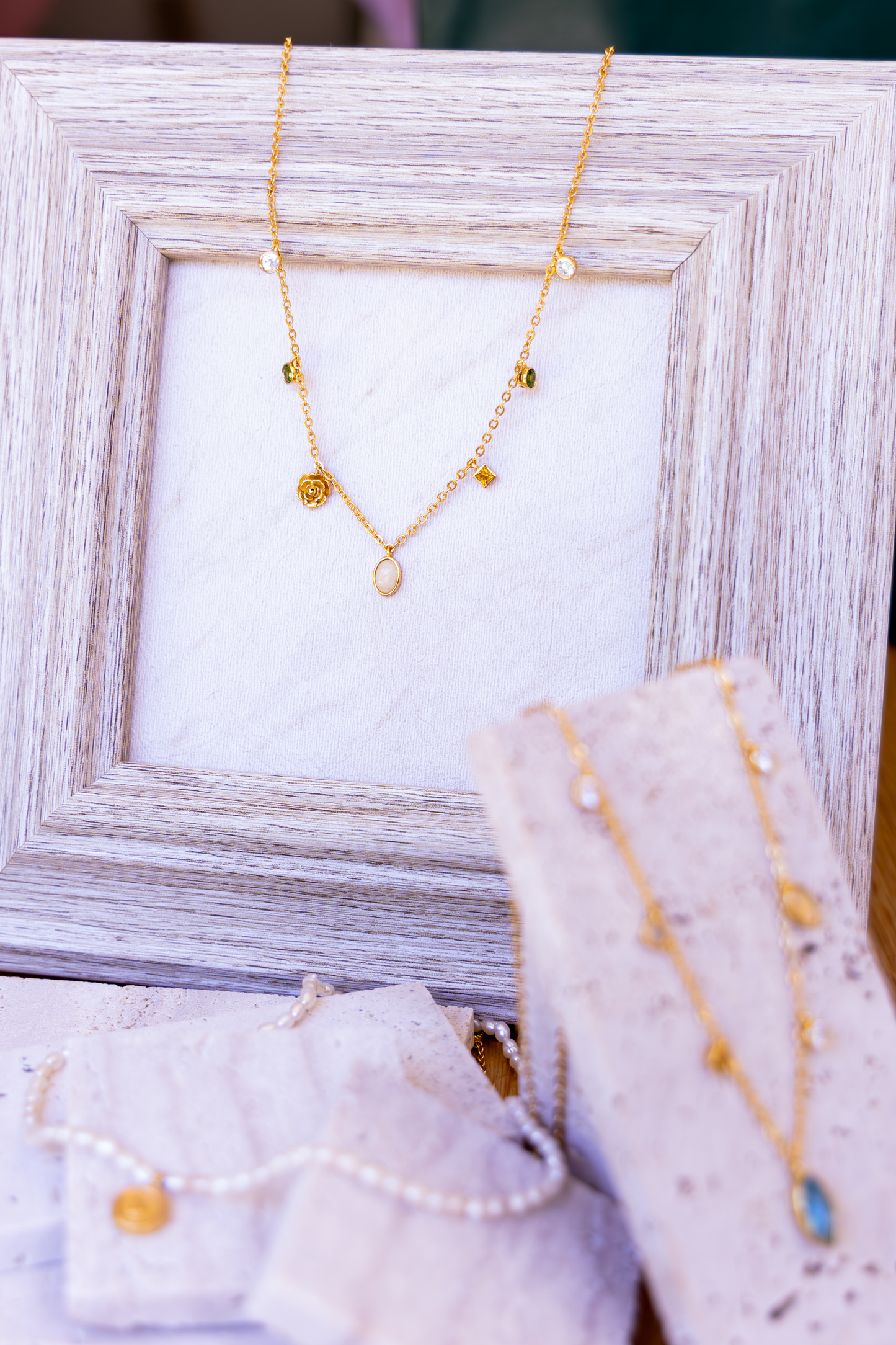 Alice Grace 18K GV Sterling Silver Necklace