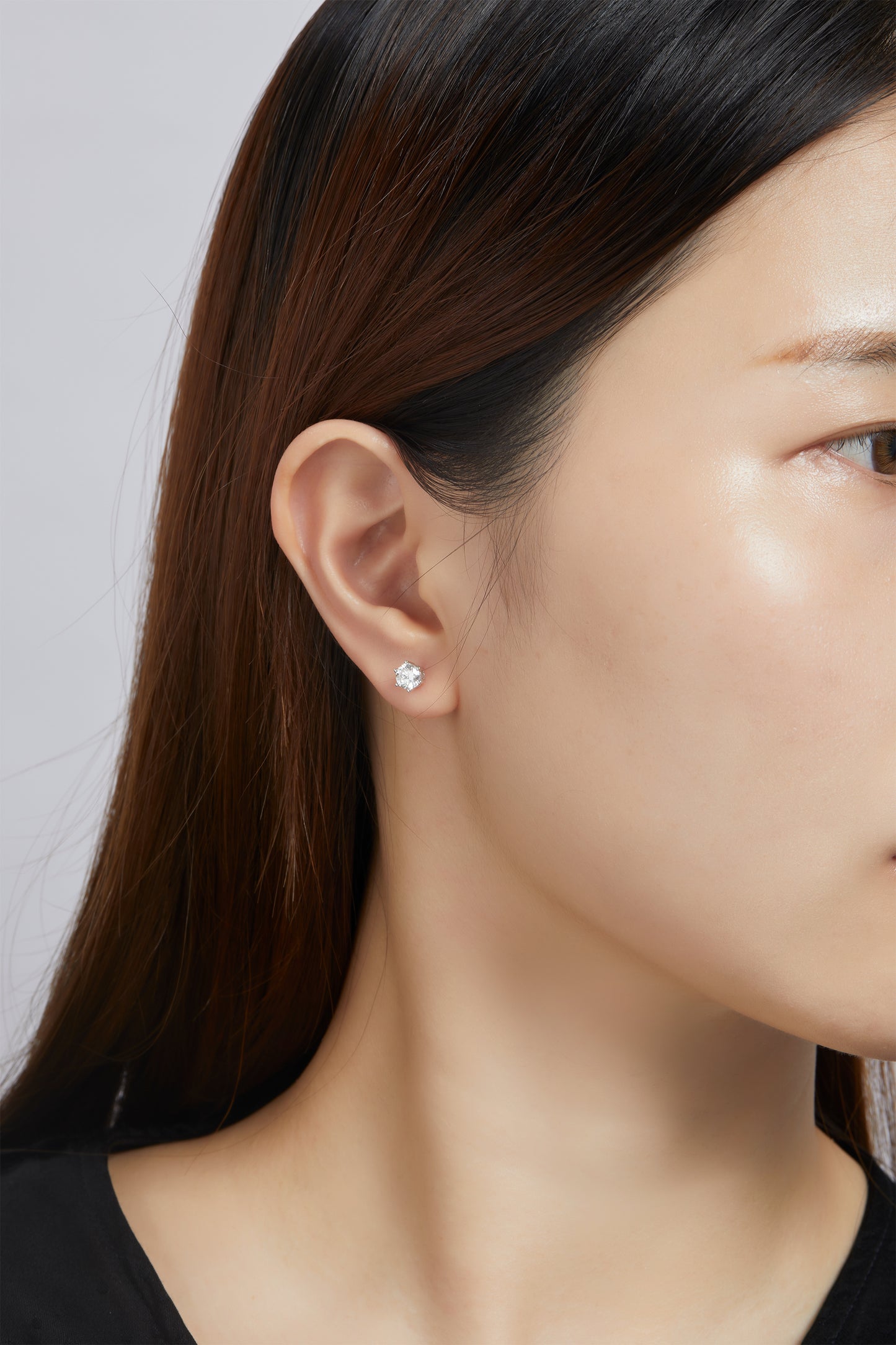 Classic 6-Prong 1ct Lab-Grown Diamond Stud Earrings
