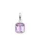 Amethyst Pendant: Gold Jewellery in Sterling Silver made with February birthstone.