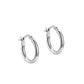 Sterling Silver Classic 15mm Hoop Earrings