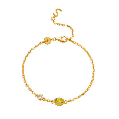 Peridot Relationship Bracelet