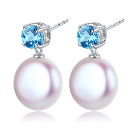 Ocean Glow Pearl Earrings