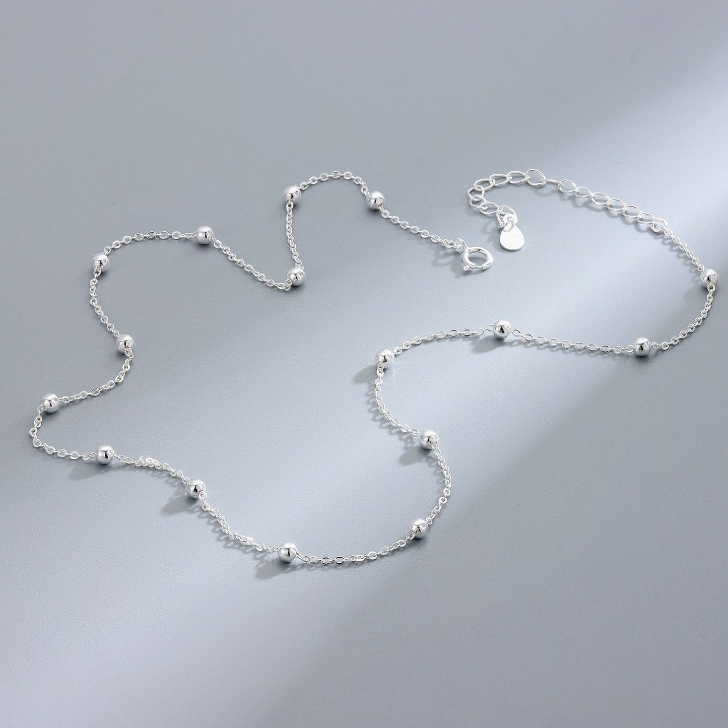 Delicate Beads Chain Necklace