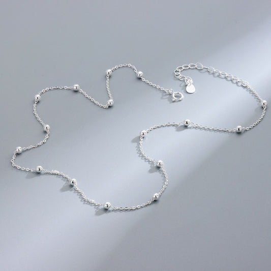 Delicate Beads Chain Necklace