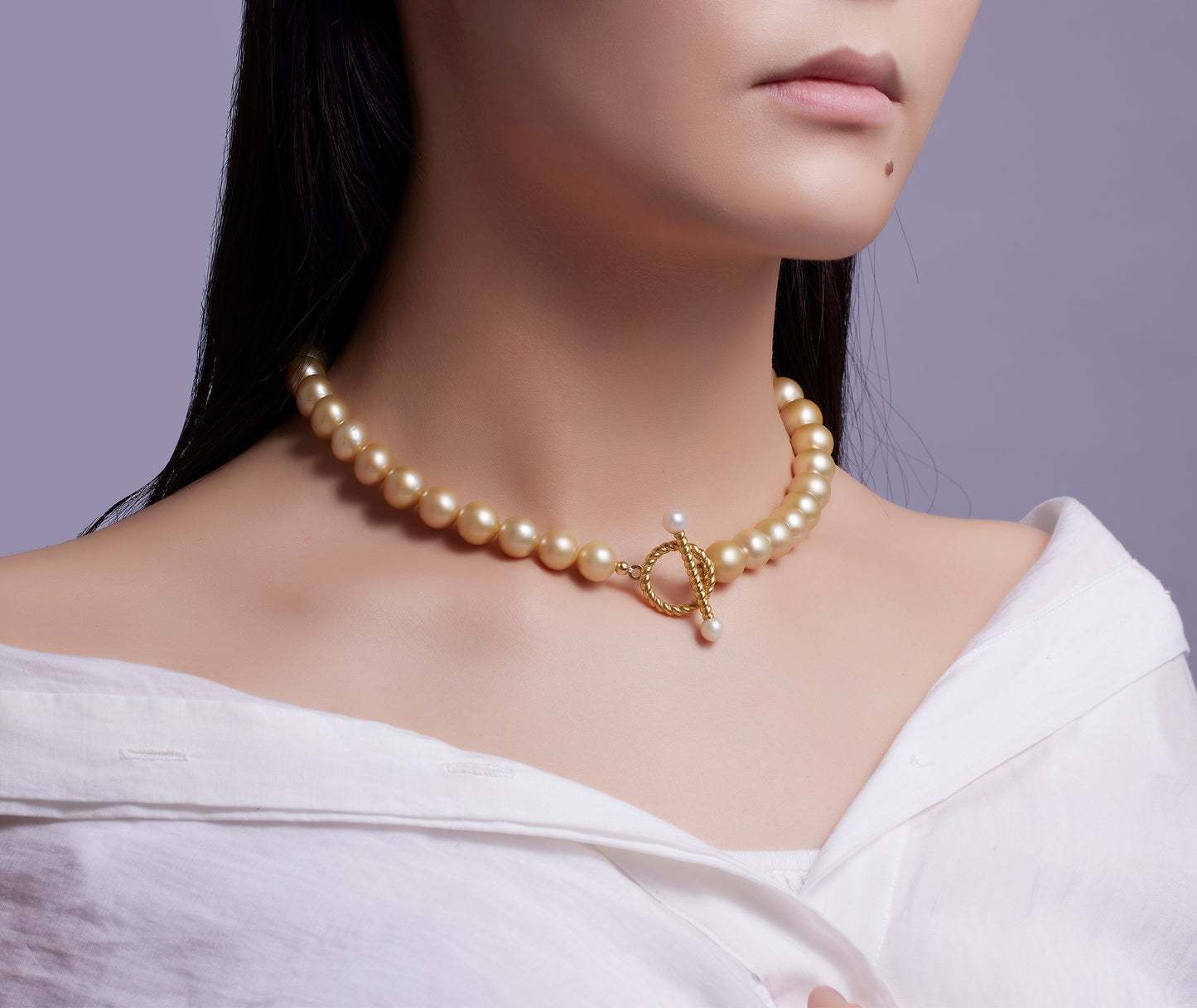 Bespoke* South Sea Golden Pearl Necklace