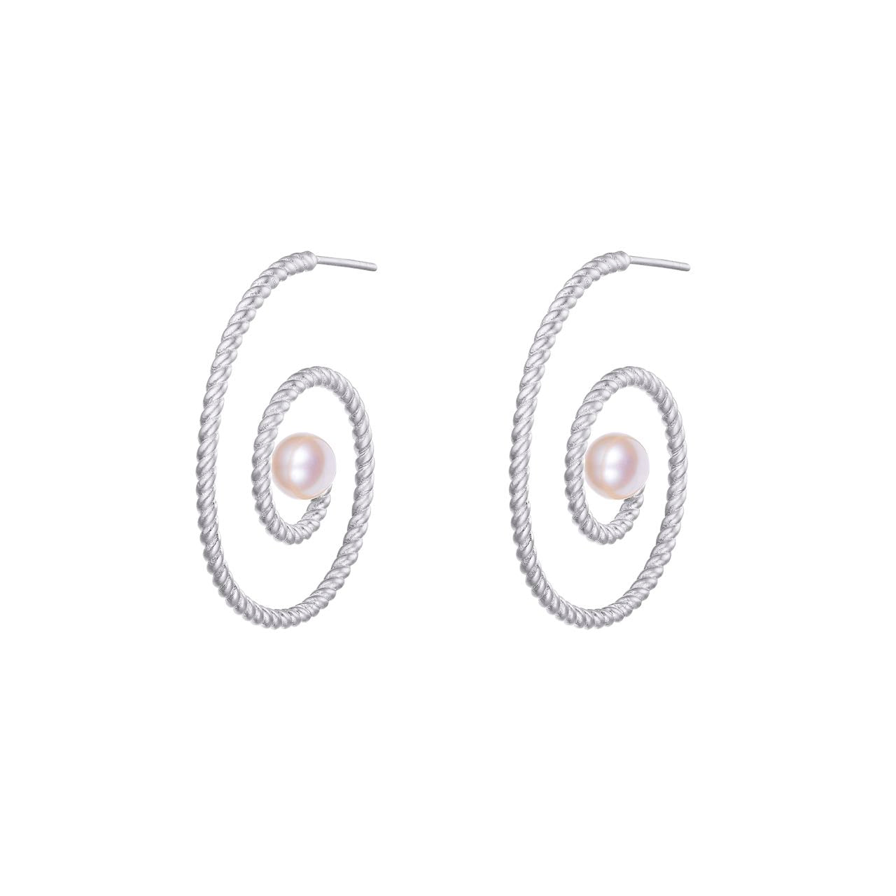 Koru Pearl Earrings