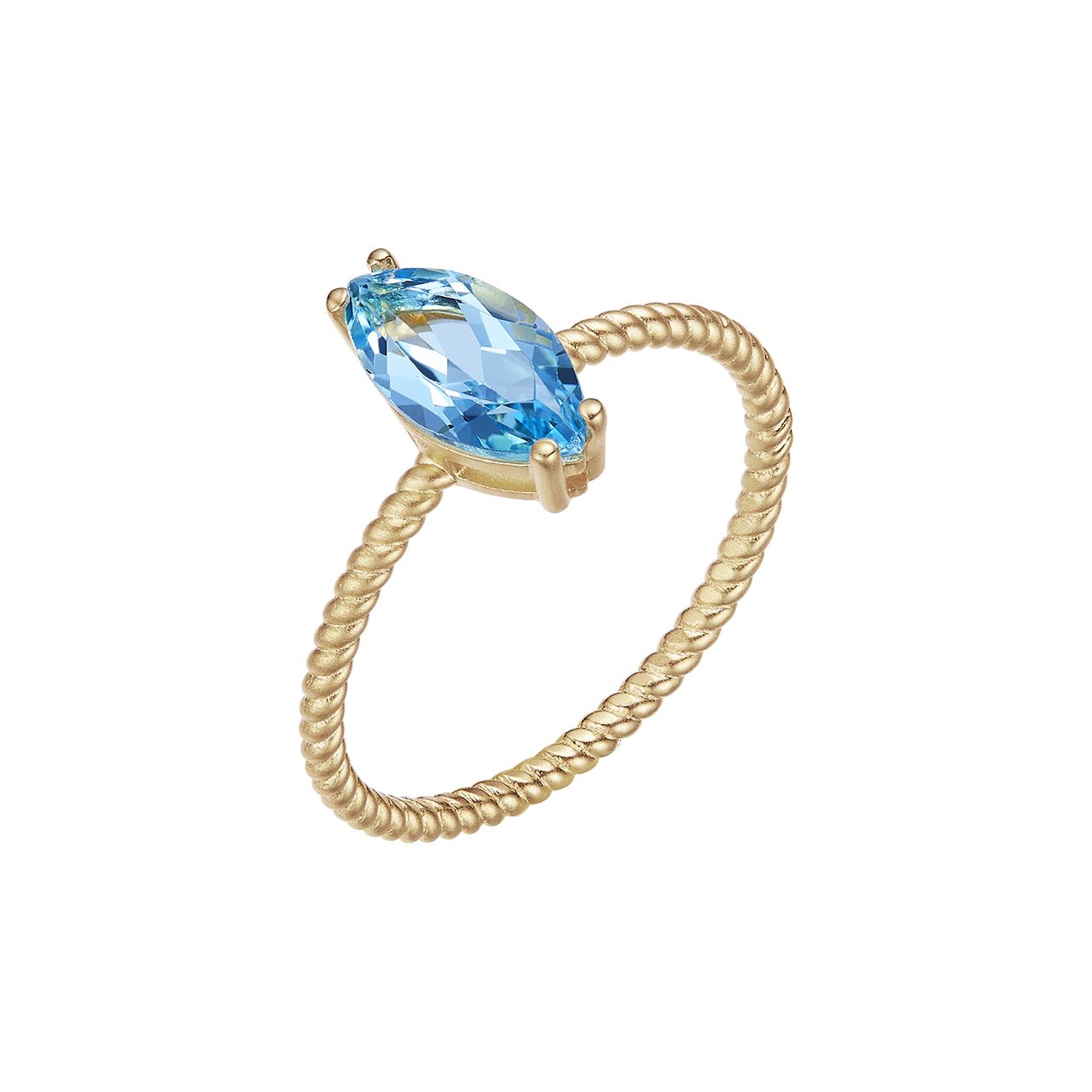 Single Marquise Topaz Ring