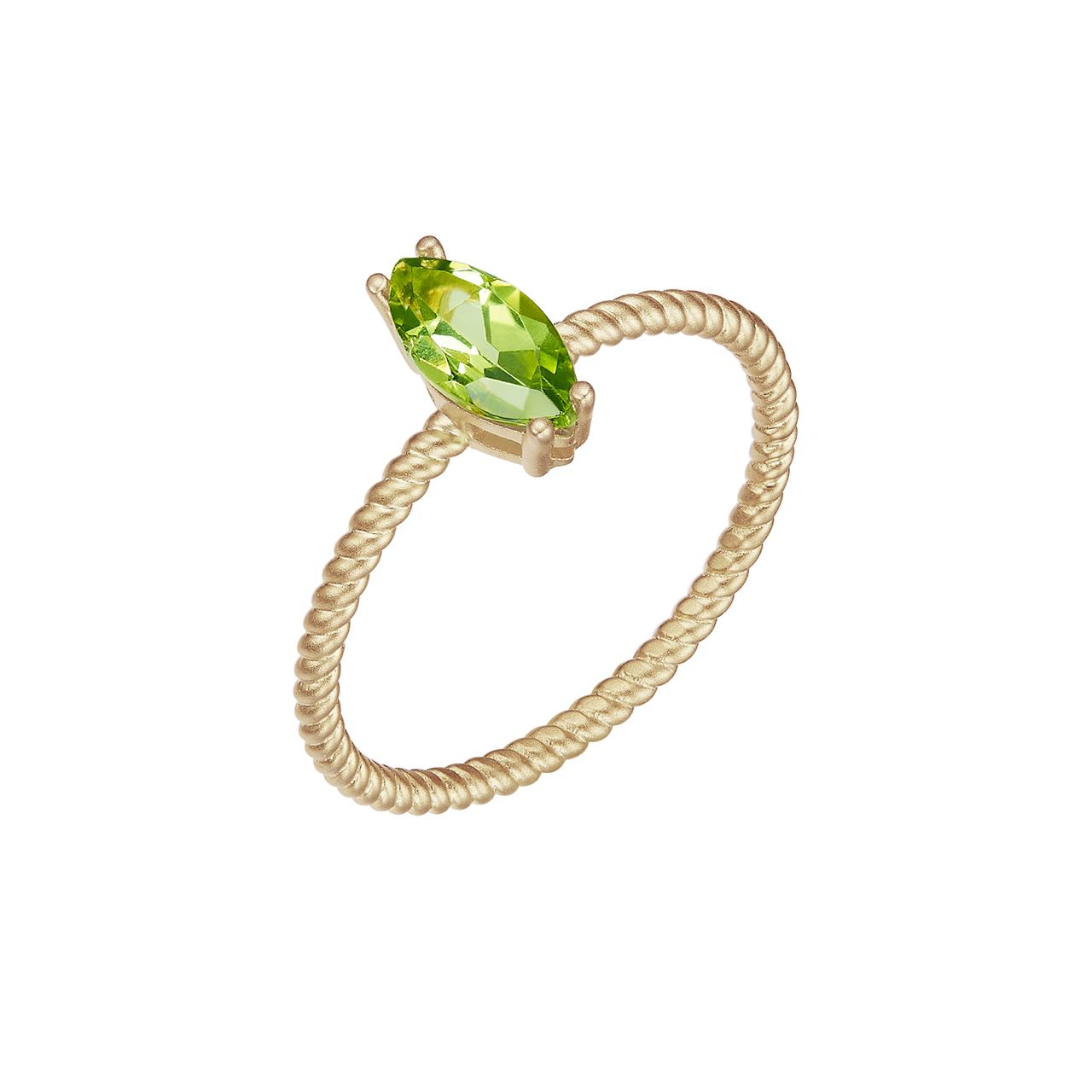 Single Marquise Peridot Ring